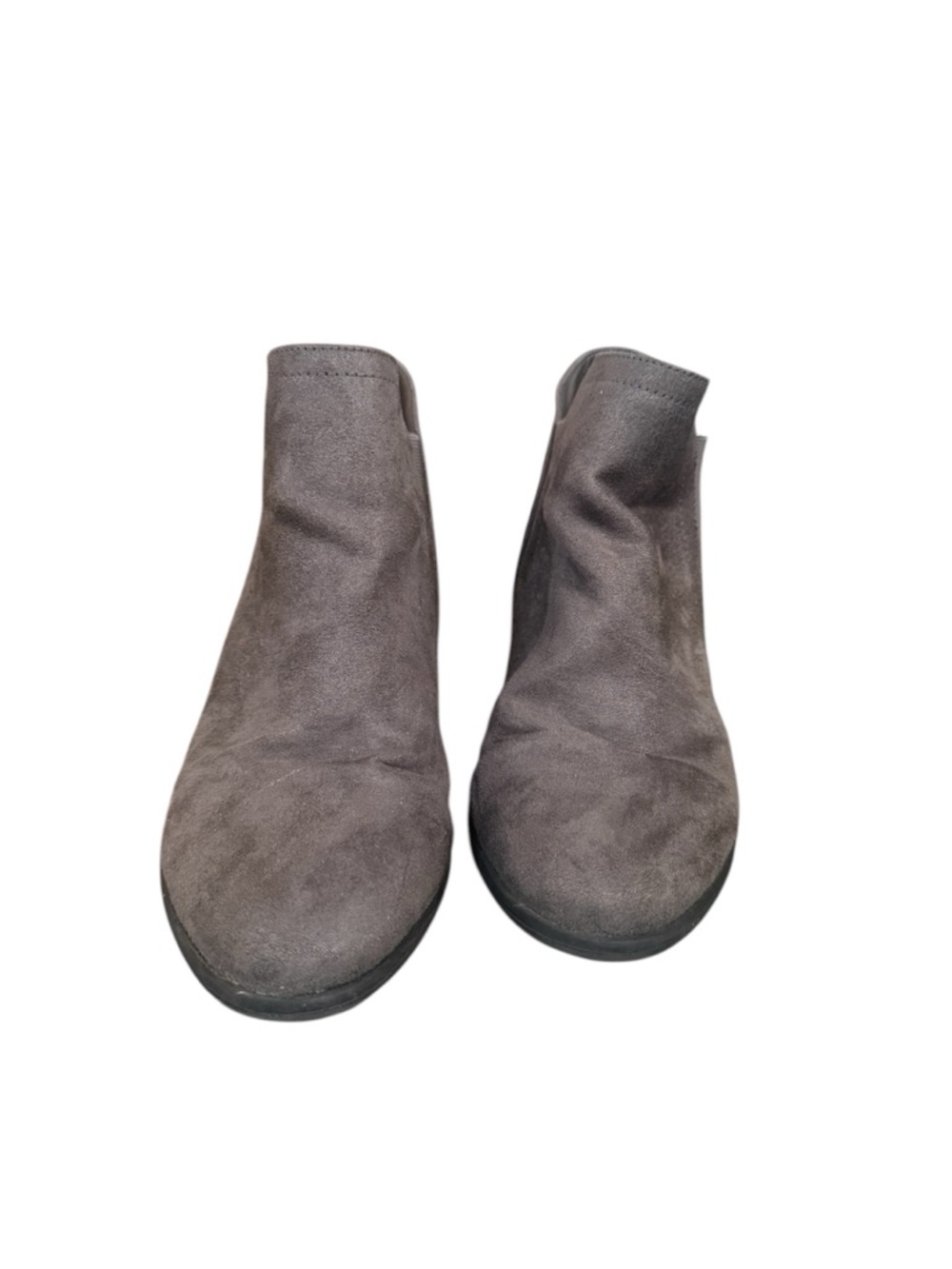 MIA Charcoal Grey Slip-On Suede Ankle Boot - Picture 4 of 8